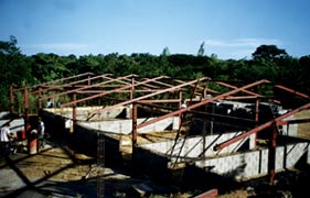 "La Pintada" en plena construcción
